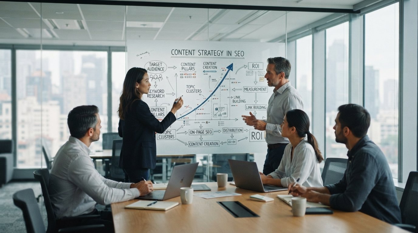 A Content Strategy in SEO That Compounds: The B2B Framework for Data-Driven Growth 1 B2B buyers researching with AI tools, the shift a content strategy in SEO must now serve