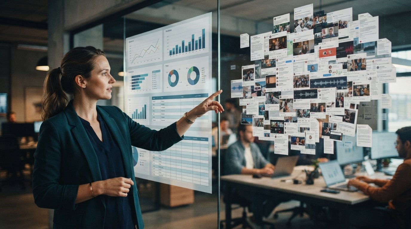Structured versus unstructured data compared for data-driven marketing teams