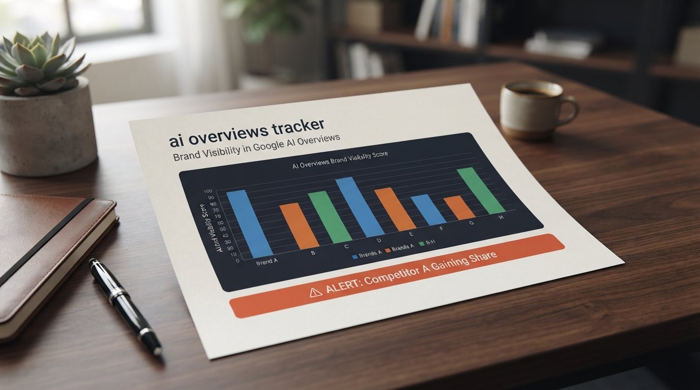 Reporting AI overview monitoring results next to classic organic search visibility for stakeholders
