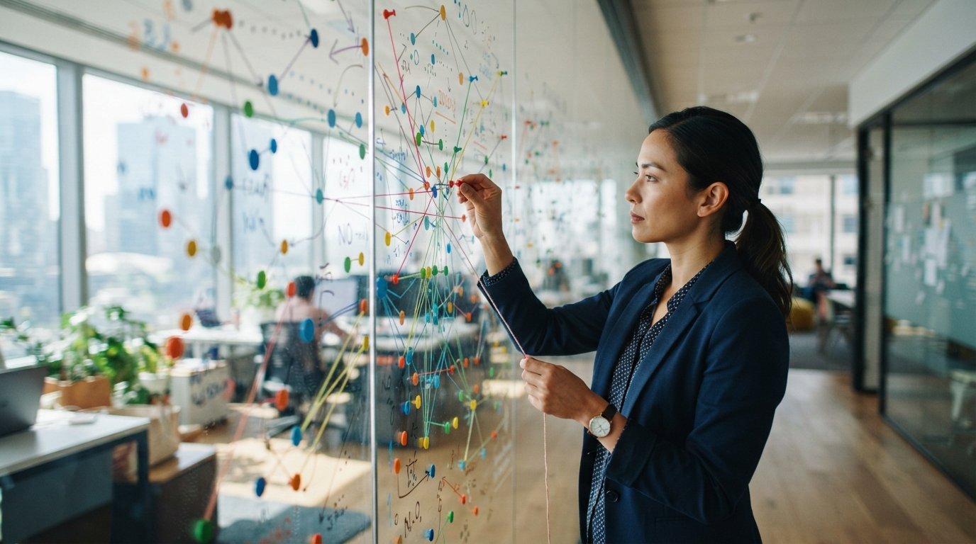 Entity SEO: Optimising for the Knowledge Graph, Not Just Keywords 1 Entity SEO concept showing how a knowledge graph connects brands, people and topics