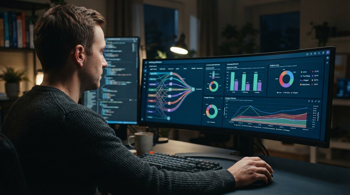 The Best Marketing Attribution Software in 2026: A Buyer's Guide 1 Analyst comparing attribution models and channel paths while evaluating marketing attribution software
