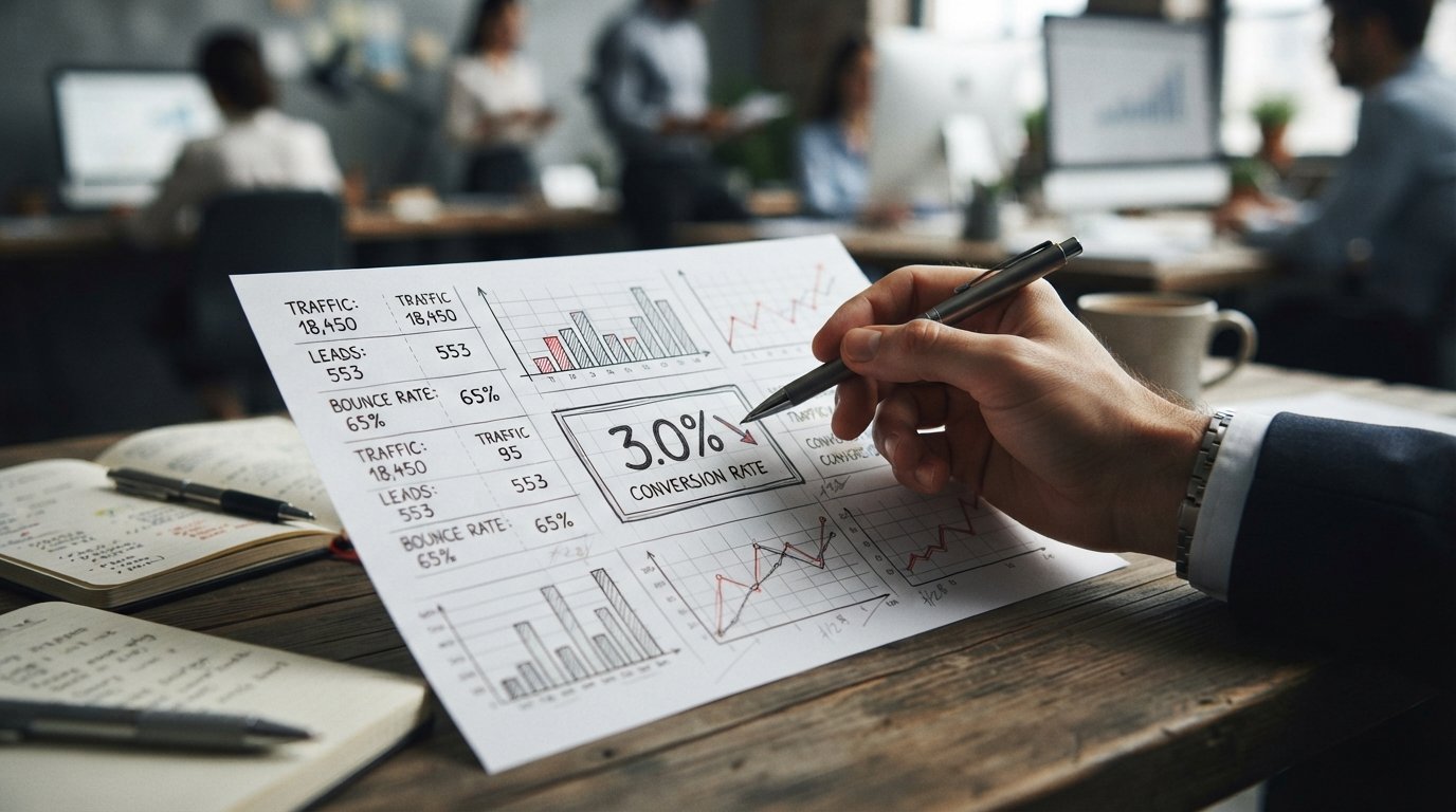 Conversion Rate Optimisation for B2B: Why High Traffic Hides a Conversion Problem 2 Prioritising pages by value score rather than traffic volume during conversion rate optimisation